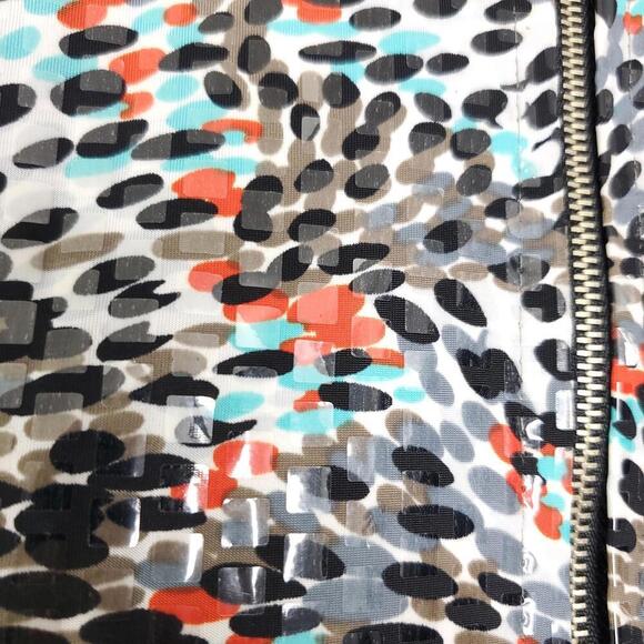 Exclusively Mistook Jacket Womens Large Artsy Full Zip Lightweight Abstract - Picture 4 of 7